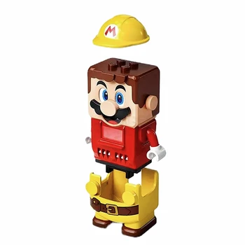 Кубчета Super Mario Bros, кубчета Luigi Buliding, фигурки на екшън-играчки, играчки за сглобяване, кукли mark box, Подаръци на деца на рожден Ден, на човек-паяк