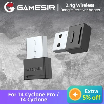 Безжичен приемник-ключ Gamesir 2.4 g Adpter за Игрови аксесоари за КОМПЮТРИ T4 Cyclone и T4 Cyclone Pro