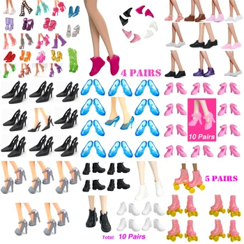 Официалната продажба на едро на NK 1/6 Принцеса, висококачествени обувки на смесен ток, Модни Балетные сандали за Барби кукли, Аксесоари, Подарък играчка JJ